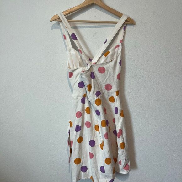 Fashion Brand Company by Penelope Gazin Polka Dot Wrap Dress Women's Size Small - Picture 3 of 5